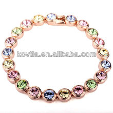 Promotion yiwu alibaba bracelet en forme de chaîne bracelet en or